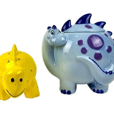 #276 • NAC 1986 Yellow and Treasure Craft Blue Cookie Jars
WWW.LUX.BID