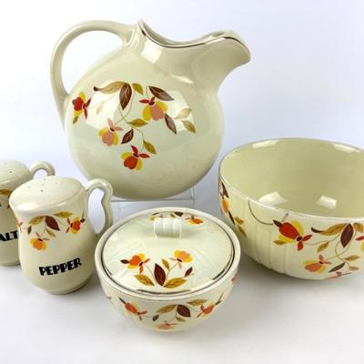 #179 • Hall's Superior China Jewel Autumn Leaf Collection - 5 Pieces
WWW.LUX.BID