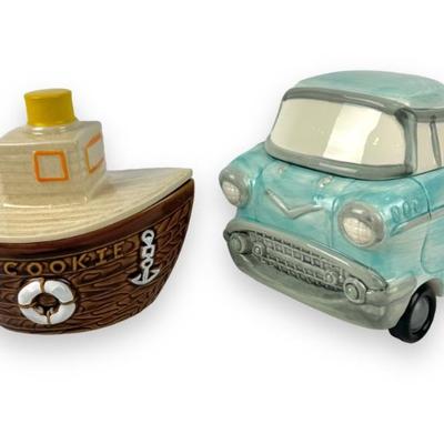#280 • Nelson McCoy Tugboat and Applause Wheelees ‘57 Chevy Cookie Jar
WWW.LUX.BID