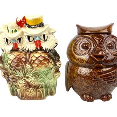 #298 • McCoy Pottery Owl Cookie Jars #179 & #204
WWW.LUX.BID