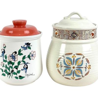 #303 • Petal Pets Dogwood and Treasure Craft Sienna Cookie Jars
WWW.LUX.BID