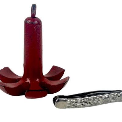 #340 • Imperial 2 Blade Stainless Steel Pocket Knife And Herters Decoy Grapple Anchor
WWW.LUX.BID