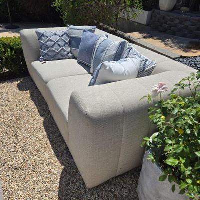 Outdoor color fast all weather sectional