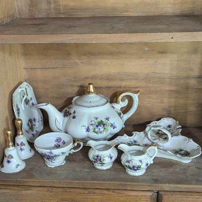 Vintage Floral Tea Set
