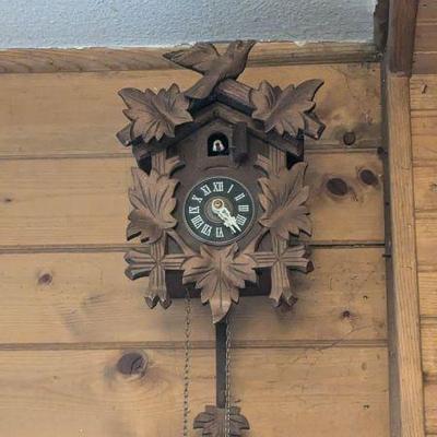 Cuckoo Clock with Woodland Motif