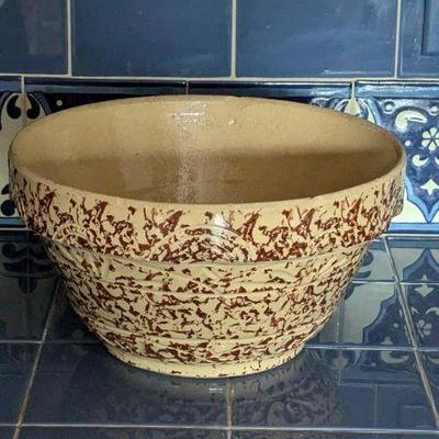  Robinson Ransbottom Spongeware 12" Bowl 