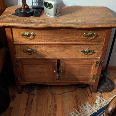 Antique Wooden Nightstand/Dresser