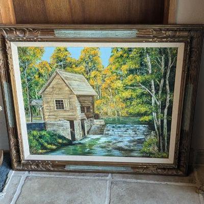  Framed Oil on Canvas Painting By Betty D. King
