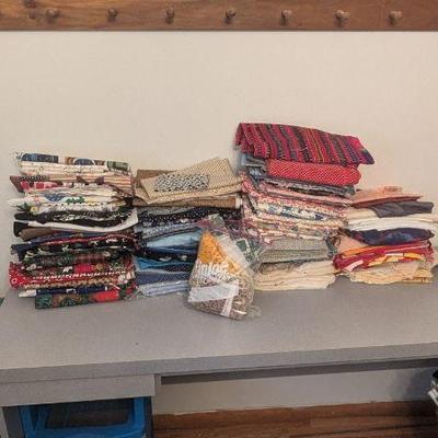 Variety Lot of Quilting and Sewing Fabrics