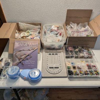 Bead and Wire Jewelry Making Lot