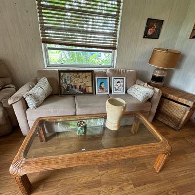 Pencil Bamboo coffee table 