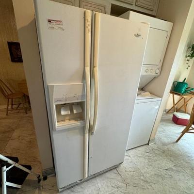 Whirlpool 22cu ft side-by-side