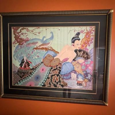 Mary Vickers signed artwork 