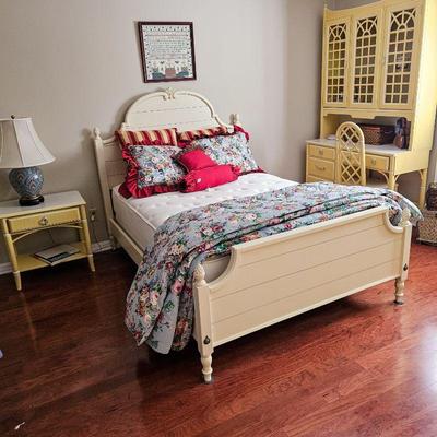Ethan Allen full mattress and Ethan Allen bed frame