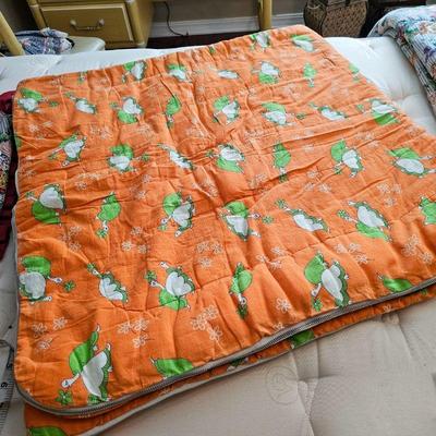 Vintage kids sleeping bag