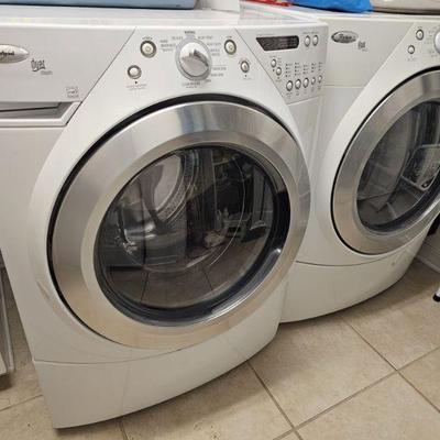 Whirlpool steam washer and dryer