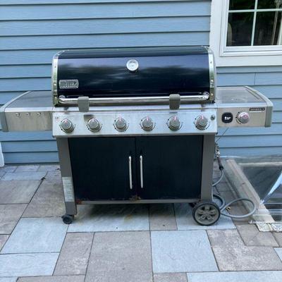 Weber GS4 Grill | Weber Genesis II GS4 High Performance Grill. Direct Gas line hook up. Does not use propane tank. - l. 69” x w. 27” x h....