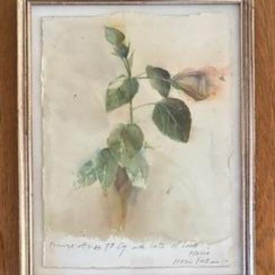 Original Watercolor Painting by Mario Fallani (Italian, 1934 - 2014)
