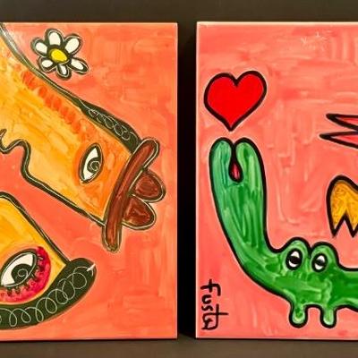 Tiles by Cuban artist Jose Fuster