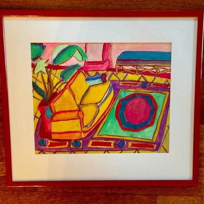 Pop Art Style, Colorful Original Artwork by Natalie Goldberg