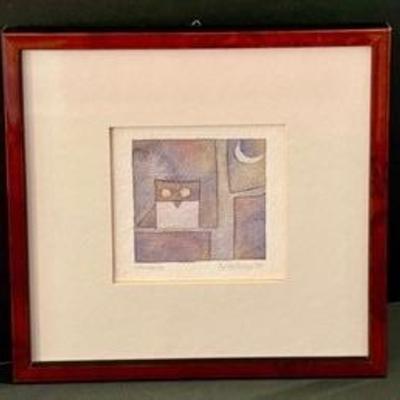 Framed Original Watercolor Painting by Cy DeCosse 