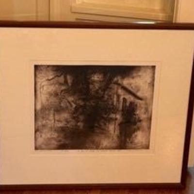 Framed Limited Edition Hand Printed Lithograph Mario Fallani (Italian, 1934 - 2014)

Signed and numbered 13/30