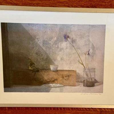 Framed Limited Edition Hand Printed Still Life Lithograph Mario Fallani (Italian, 1934 - 2014)

Some wear to the frame which measures...