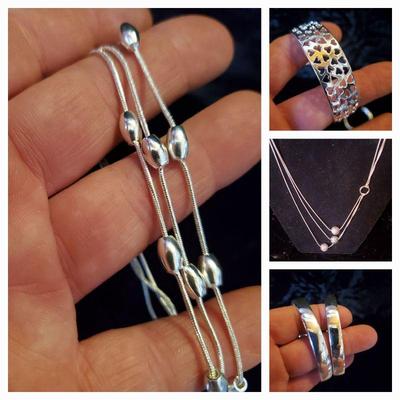 Sterling bracelets & cuffs 