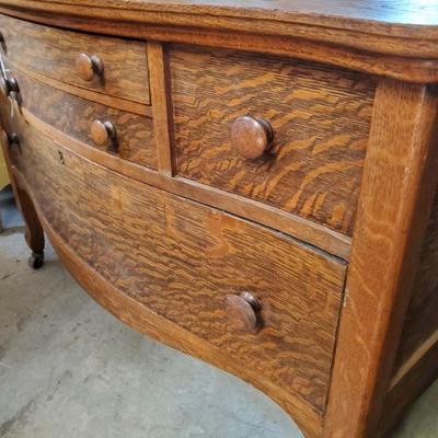 Tiger Oak dresser