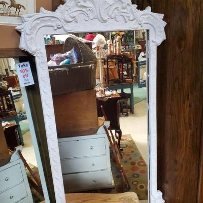 Distressed Farmhouse style mirror