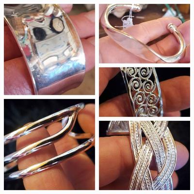 Sterling bracelets & cuffs 