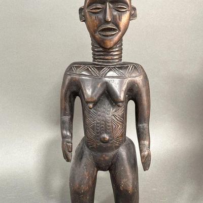Lot 113 | Carved Wood Mother Figure From Liberia
