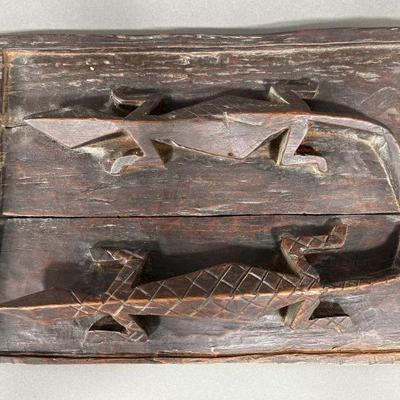 Lot 124 | Carved Wood Granary Door Dogon People
