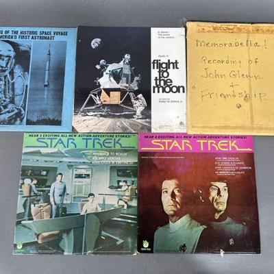 Lot 45 | Space Flight Recordings & Star Trek Stories Vinyl
