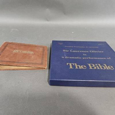 Lot 34 | Vtg Sir Laurence Olivier in The Bible Record Set
