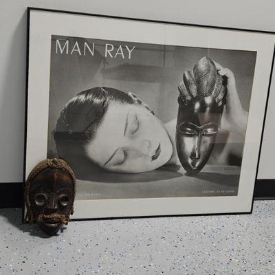 Lot 110 | Vtg African Dan Mask W/ Picture

