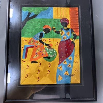 Lot 81 | Silk Thread Picture From the Ivory Coast Dak
