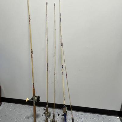 Lot 320 | Five Reels & Poles Shakespeare, Compac & More
