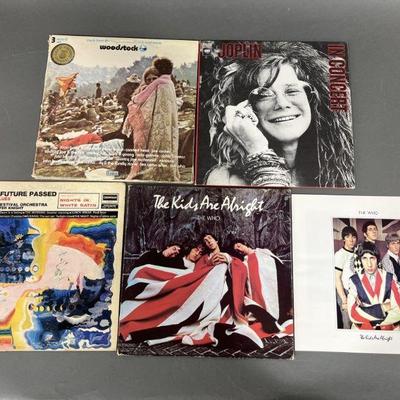 Lot 43 | Woodstock Live, Joplin Live, Moody Blues & Who
