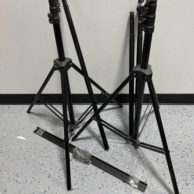 Lot 230 | Pair of 9 Foot Lighting Stands & More
