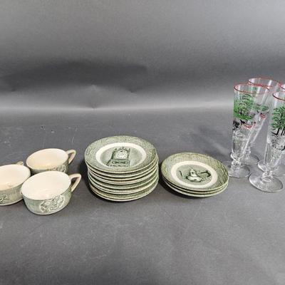 Lot 257 | Vtg Libbey Pilsner Beer Glasses and More
