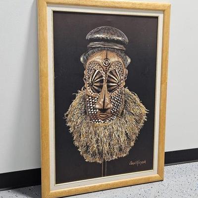 Lot 107 | Vtg Acrylic Painting
