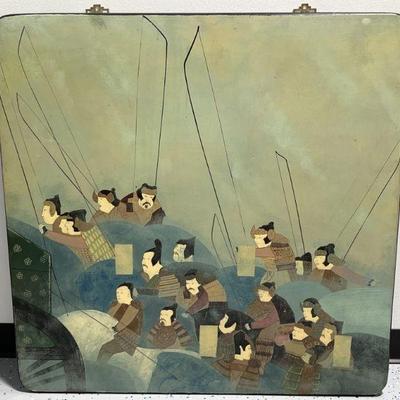 Lot 76 | Large Chinese Painting Possibly Set in Japan
