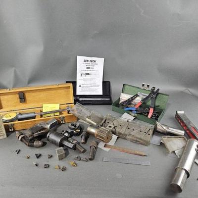 Lot 315 | Caliper, Needle Files Internal Ring Pliers & More
