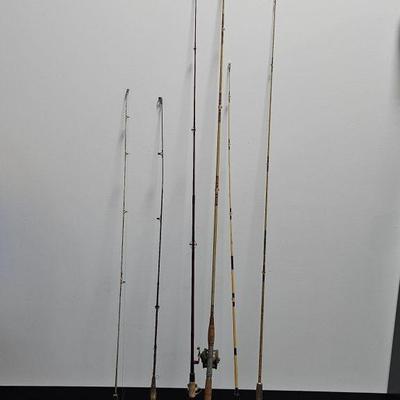 Lot 306 | Vtg Fishing Poles Lot
