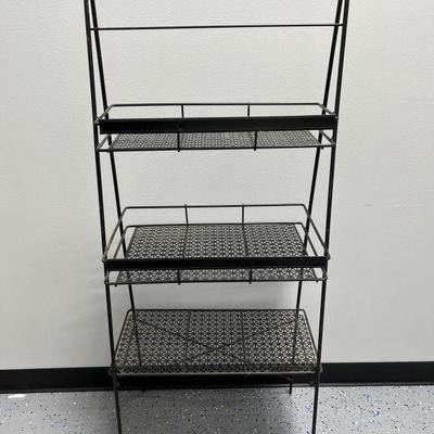 Lot 261 | Vintage Wrought Iron Display Shelves
