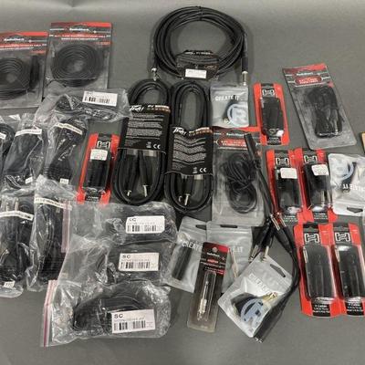 Lot 182 | Huge Collections of 1/4 Inch Jack Cords & More
