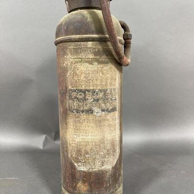 Lot 250 | Antique Brass Fire Extinguisher Fyr-Fyter Co.
