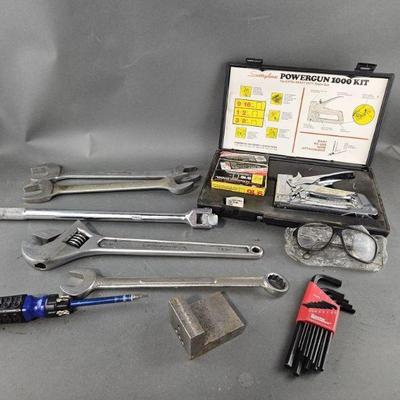 Lot 321 | Staple Gun, Wrenches, & More
