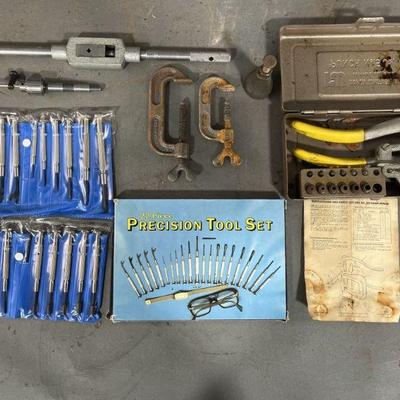Lot 419 | Hand Punch, Jacobs Chuck, Tap Wrench & More

